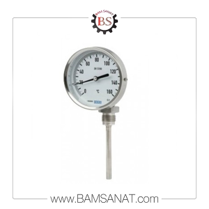 گیج دما صفحه 6 سانتیمتر تمام استیل عمودی WIKA مدل R52